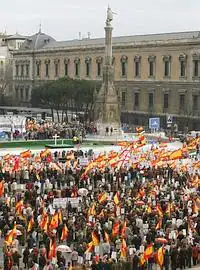 Miles de personas piden en Madrid el cumplimiento íntegro de la pena a De Juana 