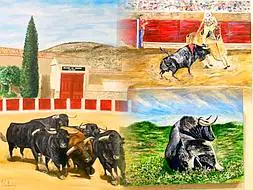 Juan Corbalán muestra la dimensión del toro bravo en su exposición ‘Bureles’